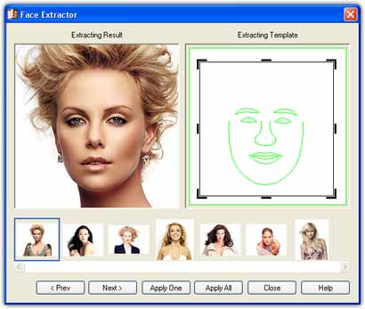 Using Face Extractor